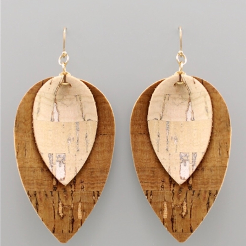 Faux Leather Earrings